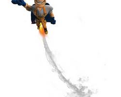 TKK kabala figura, mint Superman. Ilyen gyorsan kötnek a TKK termékek.