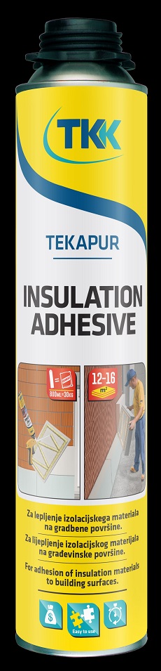 TKK Tekapur poliuretán ragasztó hőszigeteléshez.