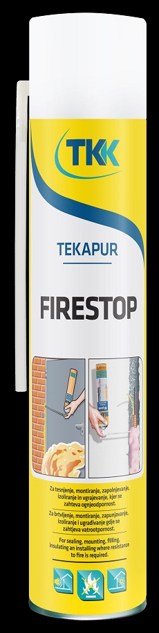 TKK Tekapur Firestop tűzálló purhab pisztoly.