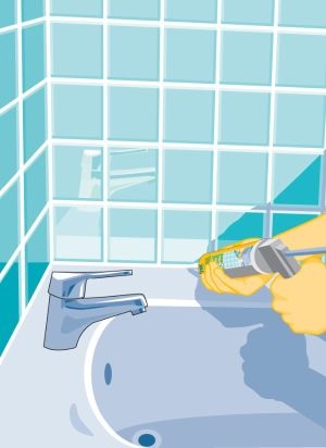 TKK Tekasil Sanitar Acetat Profi szilikon használata.