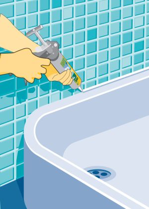 TKK Tekasil Sanitar Acetat Profi szilikon használata.