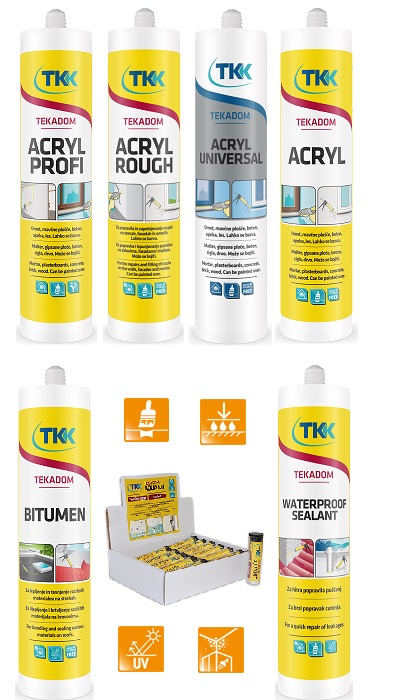 TKK akril tömítők képe.