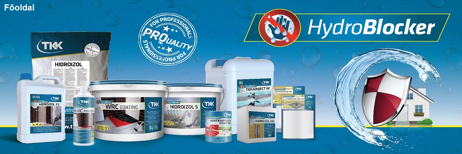 TKK vízszigetelés megoldása a HydroBlocker segítségével.