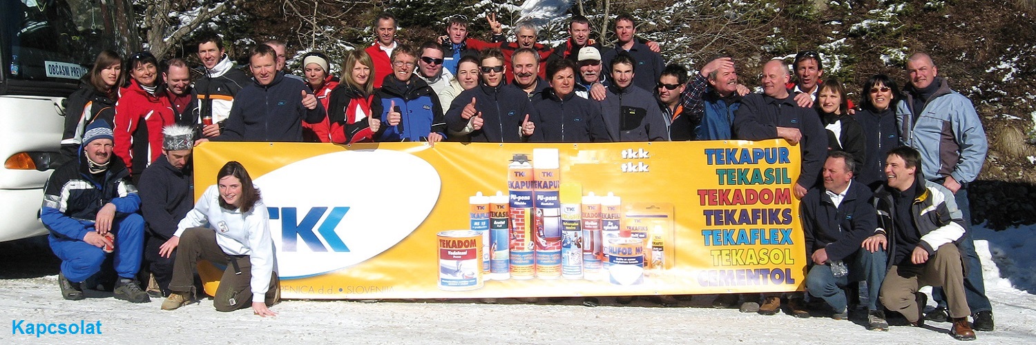 A TKK csapata a képen. A Cesal Slovakia elérhetőségei.